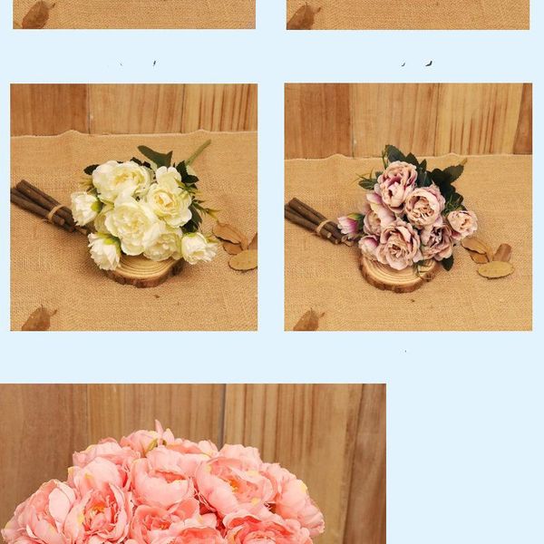 decorative flowers & wreaths vintage artificial peony simulation bouquet house living room decoration silk wedding pography props fake decor
decorative flowers & wreaths vintage artificial peony simulation bouquet house living room decoration silk wedding pography props fake decor