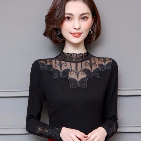women spring summer style lace blouses shirts lady casual long sleeve hollow out lace blusas df3073, White
women spring summer style lace blouses shirts lady casual long sleeve hollow out lace blusas df3073, White