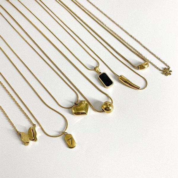 pendant necklaces 2021 trendy geometric heart butterfly necklace for women vintage round beads number stainless steel jewelry, Silver
pendant necklaces 2021 trendy geometric heart butterfly necklace for women vintage round beads number stainless steel jewelry, Silver