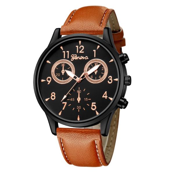 wristwatches fashion design analog quartz men watches brand geneva luxury wrist watch for women casual dress leather clock relogios, Slivery;brown
wristwatches fashion design analog quartz men watches brand geneva luxury wrist watch for women casual dress leather clock relogios, Slivery;brown