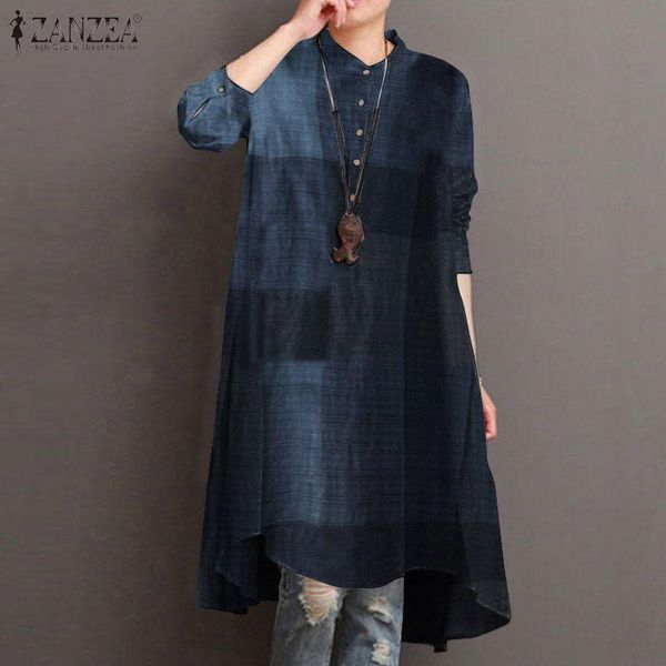 2021 zanzea autumn long sleeve shirt vintage casual plaid blouse women casual leopard printed long blusas chemise plus size, White
2021 zanzea autumn long sleeve shirt vintage casual plaid blouse women casual leopard printed long blusas chemise plus size, White