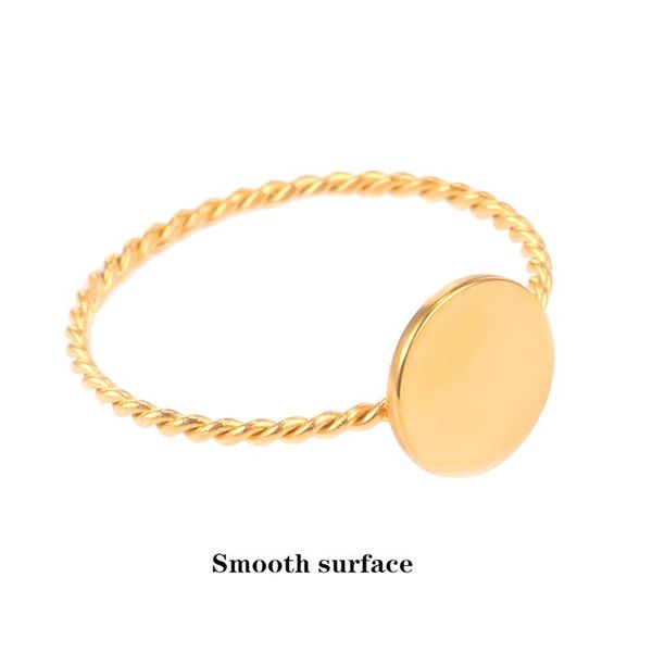 cluster rings finger ring stainless steel woman geometric soooth frosted surface glamour women accessories couple jewelry, Golden;silver
cluster rings finger ring stainless steel woman geometric soooth frosted surface glamour women accessories couple jewelry, Golden;silver