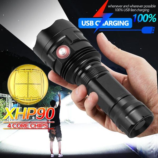 flashlights torches most powerful xhp90 led brightest torch usb rechargeable waterproof hunting camping light use 18650 or 26650 battery
flashlights torches most powerful xhp90 led brightest torch usb rechargeable waterproof hunting camping light use 18650 or 26650 battery