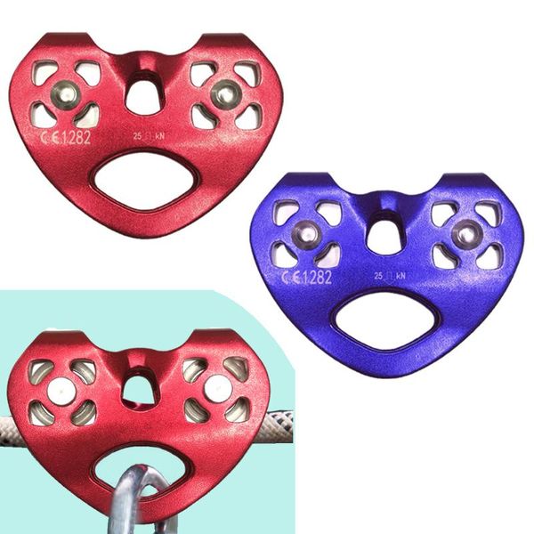 cords, slings and webbing 25kn rock climbing heart-shaped double pulley zip line cable speed tolley caving work rescue device
cords, slings and webbing 25kn rock climbing heart-shaped double pulley zip line cable speed tolley caving work rescue device