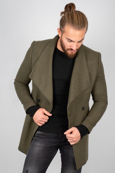 khaki men 's luxury sports stamp coat overcoat tight-fitting mould shawl collar autumn winter business italian style long 41he, Black;brown
khaki men 's luxury sports stamp coat overcoat tight-fitting mould shawl collar autumn winter business italian style long 41he, Black;brown