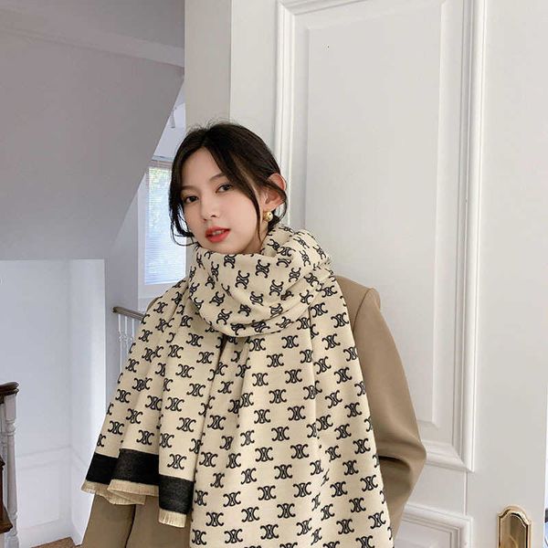 cashmere brushed shawl women to wear autumn and winter korean thickened warm air conditioning double-sided cashmere scarf for, Blue;gray
cashmere brushed shawl women to wear autumn and winter korean thickened warm air conditioning double-sided cashmere scarf for, Blue;gray