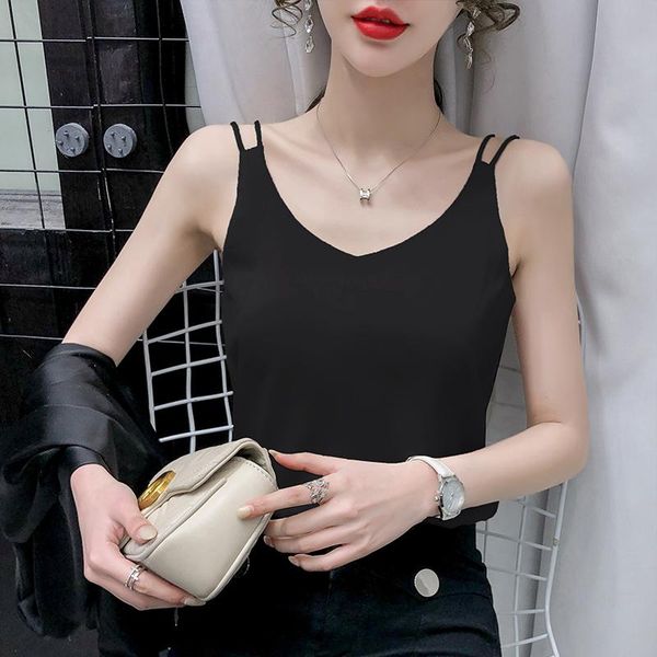 women's tanks & camis spaghetti strap women halter v neck summer white cami sleeveless satin silk tank camisole sleepwear
women's tanks & camis spaghetti strap women halter v neck summer white cami sleeveless satin silk tank camisole sleepwear