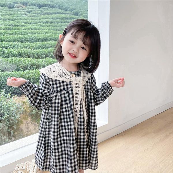 spring 2021 new korean style plaid dress long sleeve lace cape vestidos for casual design for princess dresses girls clothes, Red;yellow
spring 2021 new korean style plaid dress long sleeve lace cape vestidos for casual design for princess dresses girls clothes, Red;yellow