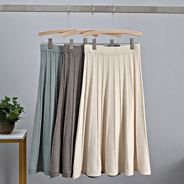 gigogou thick warm women pleated skirts elastic high waist knitted sweater skirts autumn winter long a line midi black skirt 210303
gigogou thick warm women pleated skirts elastic high waist knitted sweater skirts autumn winter long a line midi black skirt 210303