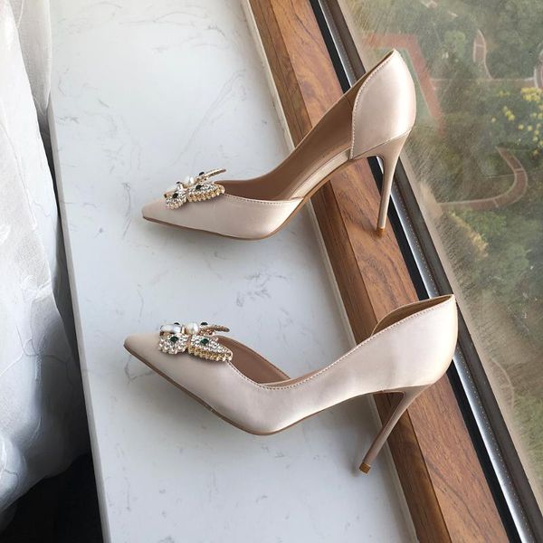 dress shoes glitter butterfly decor women silk satin d'orsay high heels wedding bridal party elegant ladies stilettos cut-outs pumps, Black
dress shoes glitter butterfly decor women silk satin d'orsay high heels wedding bridal party elegant ladies stilettos cut-outs pumps, Black