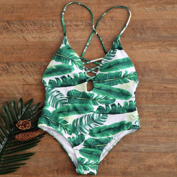 2021 one piece swimsuit green leaf printed swimwear women casual bodysuits swimwear women
2021 one piece swimsuit green leaf printed swimwear women casual bodysuits swimwear women