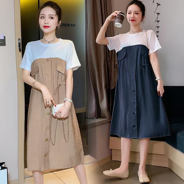 maternity dresses 4498# clothes o neck cotton short sleeves button loose stylish dress pregnant women mom, White
maternity dresses 4498# clothes o neck cotton short sleeves button loose stylish dress pregnant women mom, White