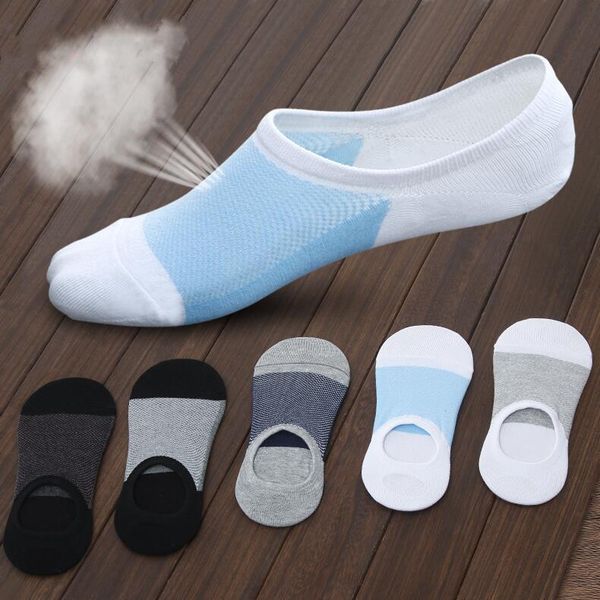 men's socks 5 pairs / lot summer men no show slippers breathable silicone non-slip short mesh, Black
men's socks 5 pairs / lot summer men no show slippers breathable silicone non-slip short mesh, Black