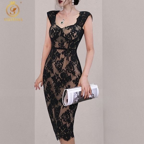 casual dresses 2021 fashion summer lace robe female high waist vintage elegant party for women vestidos ar7g, Black;gray
casual dresses 2021 fashion summer lace robe female high waist vintage elegant party for women vestidos ar7g, Black;gray