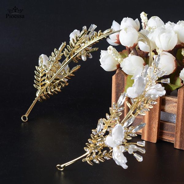 hair clips & barrettes gold flower pearl headband tiara crown wedding bridal princess headbands jewelry crystal accessories bride headdress, Golden;silver
hair clips & barrettes gold flower pearl headband tiara crown wedding bridal princess headbands jewelry crystal accessories bride headdress, Golden;silver