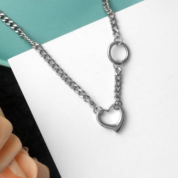 pendant necklaces ins fashion 2021 metal love cuban necklace clavicle chain hip hop punk style party jewelry gift, Silver
pendant necklaces ins fashion 2021 metal love cuban necklace clavicle chain hip hop punk style party jewelry gift, Silver