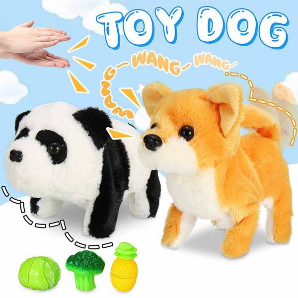 Electronic Robot Dog Kid Interactive Plush Toy Barking Stand Walk Electronic Toy Pet Birthday Christmas Gift for Children
Electronic Robot Dog Kid Interactive Plush Toy Barking Stand Walk Electronic Toy Pet Birthday Christmas Gift for Children