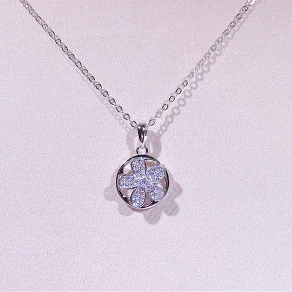 pendant necklaces s925 real silver fashion simple designer spinning floral necklace all matching bijoux
pendant necklaces s925 real silver fashion simple designer spinning floral necklace all matching bijoux