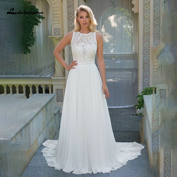 new laksgmigown women beach 2021 chiffon boho long bridal vintage lace a line wedding gowns vestido de novia 2man, White
new laksgmigown women beach 2021 chiffon boho long bridal vintage lace a line wedding gowns vestido de novia 2man, White