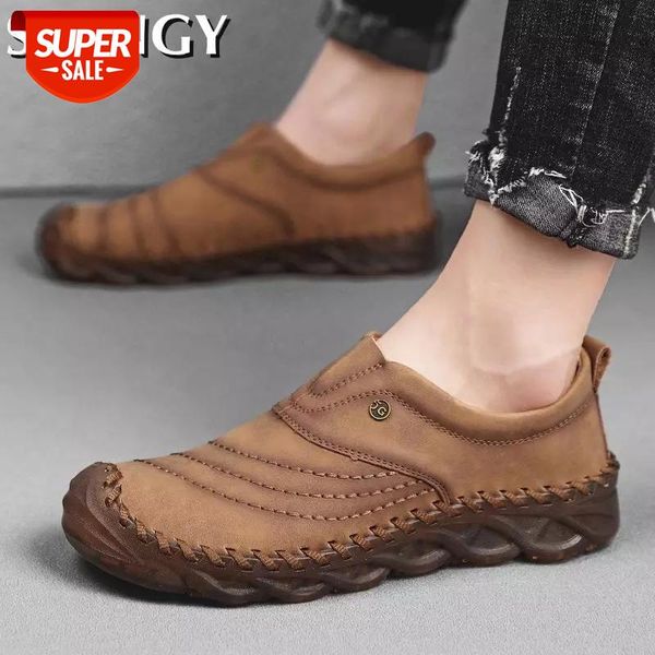 men casual shoes pu leather shoes men sewing slip on waterproof mans loafers outdoor autumn hard wearing hiking big size #hp2o
men casual shoes pu leather shoes men sewing slip on waterproof mans loafers outdoor autumn hard wearing hiking big size #hp2o