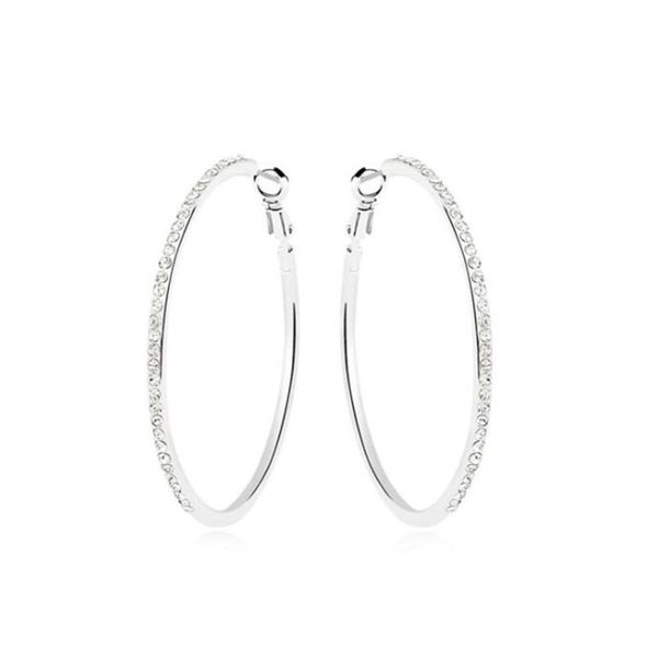 hoop & huggie austrian crystal big circle earrings star jewelry basketball baby wife, Golden;silver
hoop & huggie austrian crystal big circle earrings star jewelry basketball baby wife, Golden;silver
