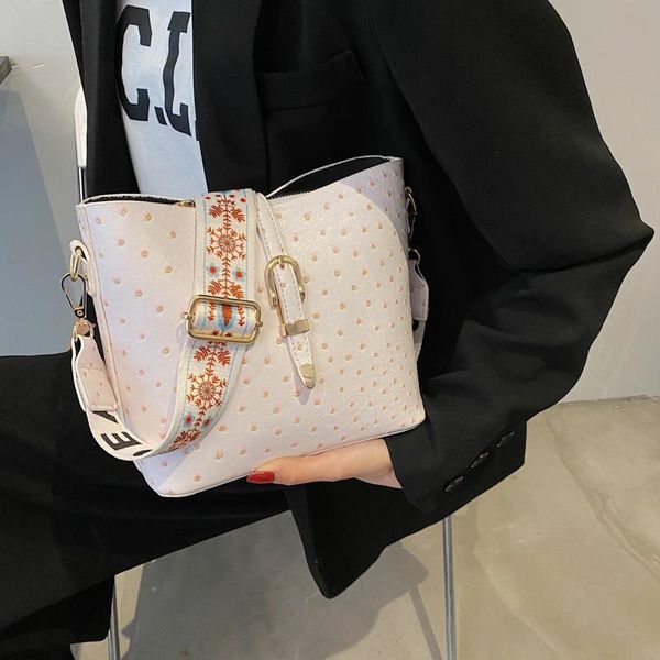 evening bags pu soft leather wave dot bucket bag female 2021 summer simple casual small fresh fashion wide shoulder strap messenger
evening bags pu soft leather wave dot bucket bag female 2021 summer simple casual small fresh fashion wide shoulder strap messenger
