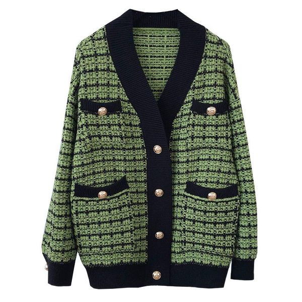 women's jackets 2021 spring autumn plaid long coat knitted cardigan jacket harajuku streetwear gothic windbreaker woman clothes boho, Black;brown
women's jackets 2021 spring autumn plaid long coat knitted cardigan jacket harajuku streetwear gothic windbreaker woman clothes boho, Black;brown
