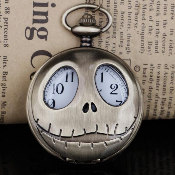 pocket watches vintage quartz watch necklace creative skull white dial pendant clock gift men women reloj hombre, Slivery;golden
pocket watches vintage quartz watch necklace creative skull white dial pendant clock gift men women reloj hombre, Slivery;golden