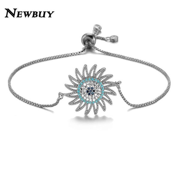 charm bracelets cmoonry unique design sun flower for women girl adjustable copper chain cz bracelet & bangle femme bijoux, Golden;silver
charm bracelets cmoonry unique design sun flower for women girl adjustable copper chain cz bracelet & bangle femme bijoux, Golden;silver