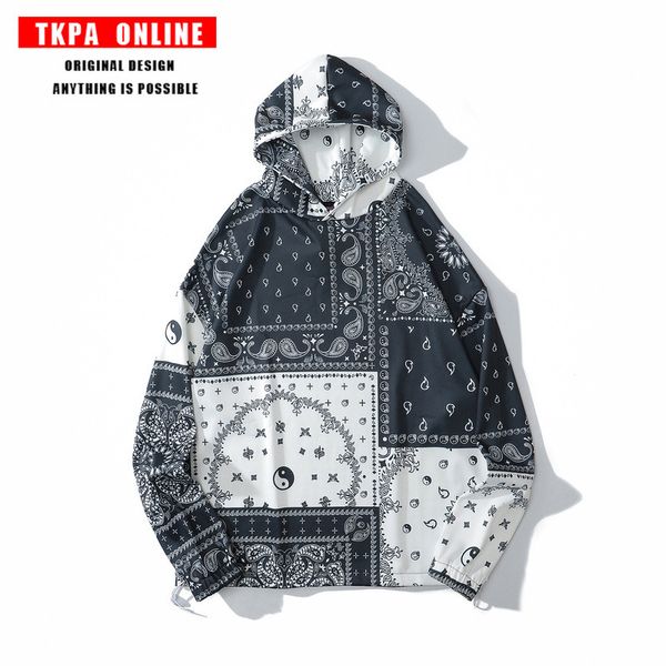 tkpa net red american hoodie hip hop fried street cashew blossom fashion men's and women's loose talking and singing hoodie, Black
tkpa net red american hoodie hip hop fried street cashew blossom fashion men's and women's loose talking and singing hoodie, Black