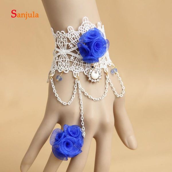 bridal gloves with artificial blue rose flowers special wedding accessories lace ring white chain bracelet g59
bridal gloves with artificial blue rose flowers special wedding accessories lace ring white chain bracelet g59