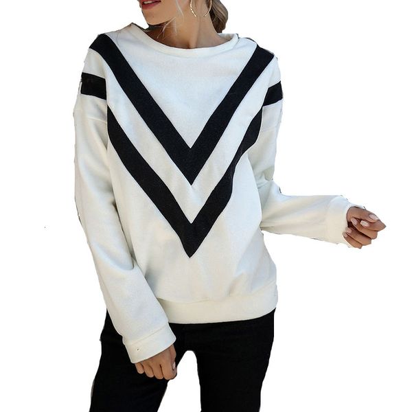 women hoodie striped loose hoodies autumn winter long sleeve pullovers o neck casual jumpers fashion home wear sweatshirt top, Black
women hoodie striped loose hoodies autumn winter long sleeve pullovers o neck casual jumpers fashion home wear sweatshirt top, Black