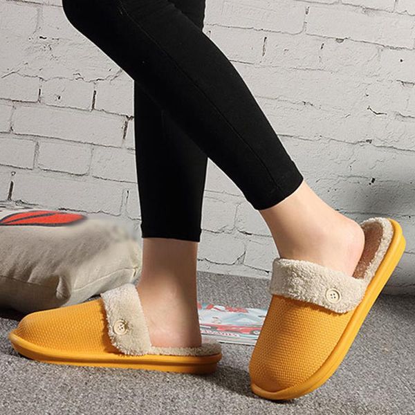 slippers winter women house ladies waterproof button home shoes female soft warm plush indoor flats comfortable women's footwear, Black
slippers winter women house ladies waterproof button home shoes female soft warm plush indoor flats comfortable women's footwear, Black