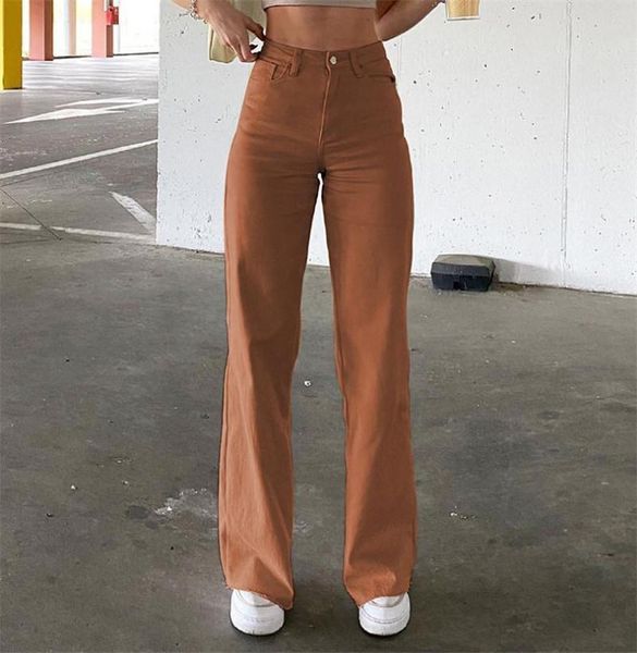 women's jeans european american style pure color loose thin high waist straight pants casual spring autumn fashion s l, Blue
women's jeans european american style pure color loose thin high waist straight pants casual spring autumn fashion s l, Blue