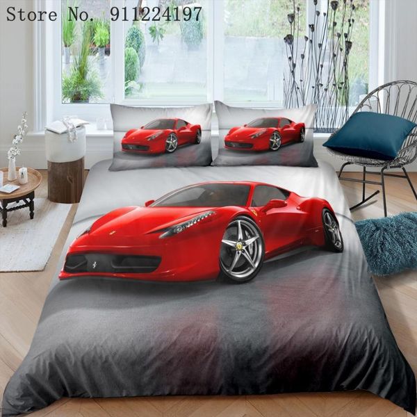 bedding sets sports car comforter set 3d cute printed duvet cover bedclothes 2/3pcs home textiles luxury bedspread
bedding sets sports car comforter set 3d cute printed duvet cover bedclothes 2/3pcs home textiles luxury bedspread