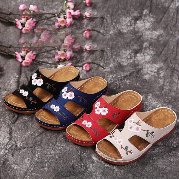 slippers summer mules women slipplers hollow embroidery sandals fish mouth wedge heel woman slides famale casual flat shoes, Black
slippers summer mules women slipplers hollow embroidery sandals fish mouth wedge heel woman slides famale casual flat shoes, Black