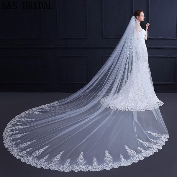 bridal veils h&s lace edge wedding veil 3m long accessories cathedral voile de mariee velo sposa, Black
bridal veils h&s lace edge wedding veil 3m long accessories cathedral voile de mariee velo sposa, Black