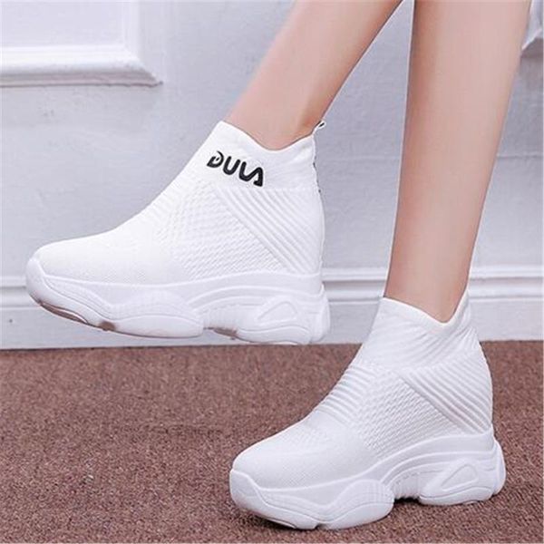 boots 2021 autumn breathable knitted chunky ankle women 8cm wedge sock shoes lady thick bottom high sneakers black white
boots 2021 autumn breathable knitted chunky ankle women 8cm wedge sock shoes lady thick bottom high sneakers black white