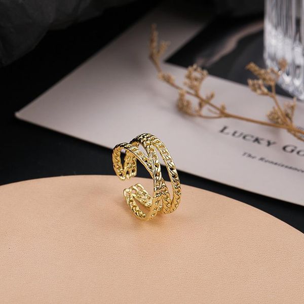 wedding rings golden chain ring women's open-end universal size fashion simple cross geometric atmosphere couple's for women, Slivery;golden
wedding rings golden chain ring women's open-end universal size fashion simple cross geometric atmosphere couple's for women, Slivery;golden