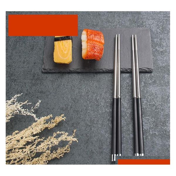 304 stainless steel chopsticks with black slip-resistant cover, durable metal chopstick restaurant s jllxtt insyard
304 stainless steel chopsticks with black slip-resistant cover, durable metal chopstick restaurant s jllxtt insyard
