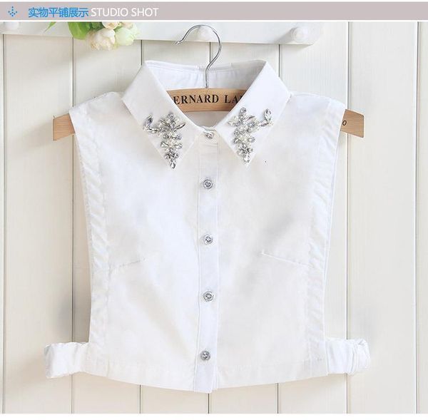 pearls embroidery accessories half saving vest fake collar shirt female cotton nail bead vintage chiffon spear ladies fashion, White
pearls embroidery accessories half saving vest fake collar shirt female cotton nail bead vintage chiffon spear ladies fashion, White