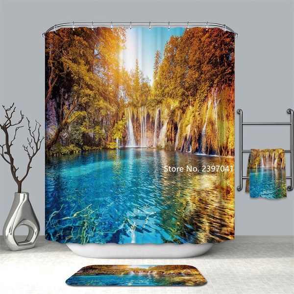 shower curtains green plants landscape oil painting alpine mountains running water forest curtain waterproof and mildew proof with hook
shower curtains green plants landscape oil painting alpine mountains running water forest curtain waterproof and mildew proof with hook