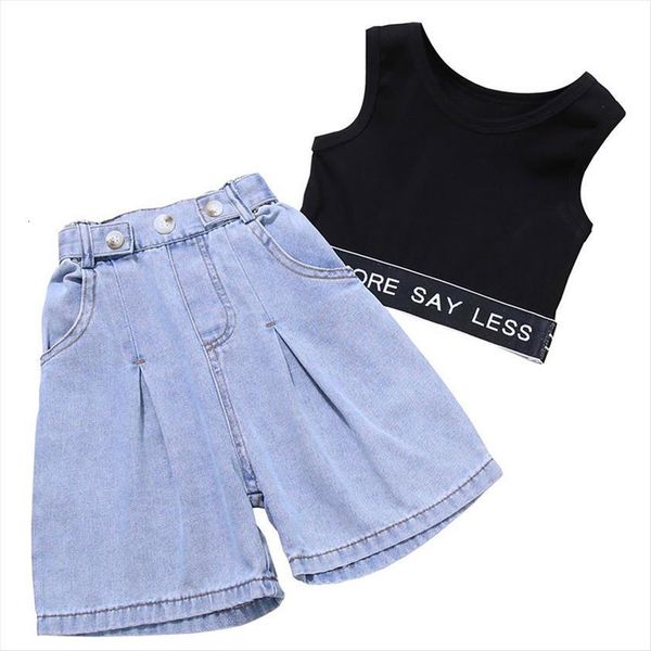 fashion toddler kids infant baby girl clothes set sling vest denim flare pants 2pcs summer outfit 2 7y, White
fashion toddler kids infant baby girl clothes set sling vest denim flare pants 2pcs summer outfit 2 7y, White