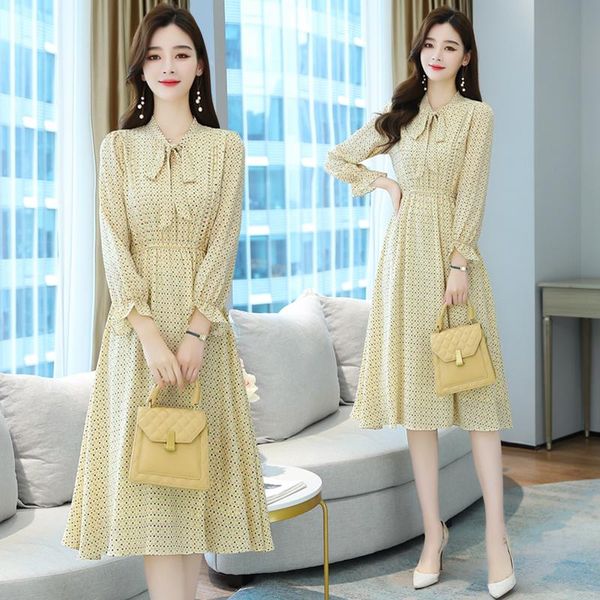 casual dresses 2021 autumn print chiffon boho beach dress korean long sleeve vintage office midi women bodycon party vestidos, Black;gray
casual dresses 2021 autumn print chiffon boho beach dress korean long sleeve vintage office midi women bodycon party vestidos, Black;gray