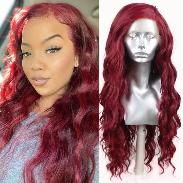 synthetic wigs fanxiton lace front for women red color high temperature fiber hair water wave wig, Black
synthetic wigs fanxiton lace front for women red color high temperature fiber hair water wave wig, Black