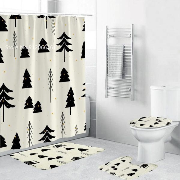 shower curtains 3/4 pieces christmas tree set 3d print black cartoon bathroom toilet lid cover home textiles bath rug
shower curtains 3/4 pieces christmas tree set 3d print black cartoon bathroom toilet lid cover home textiles bath rug