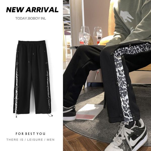 2021 new plus veet leopard wide-leg men's fashion retro casual men streetwear loose hip-hop straight-leg pants mens joggers 4tz4, Black
2021 new plus veet leopard wide-leg men's fashion retro casual men streetwear loose hip-hop straight-leg pants mens joggers 4tz4, Black