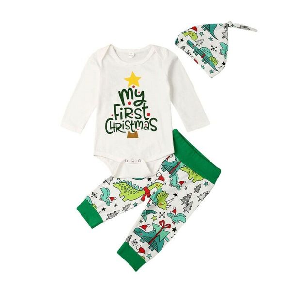 my first christmas baby girl boy clothes xmas outfits dinosaur print romper pants outfit 3pcs 0-18m tracksuit baby girls, Blue
my first christmas baby girl boy clothes xmas outfits dinosaur print romper pants outfit 3pcs 0-18m tracksuit baby girls, Blue