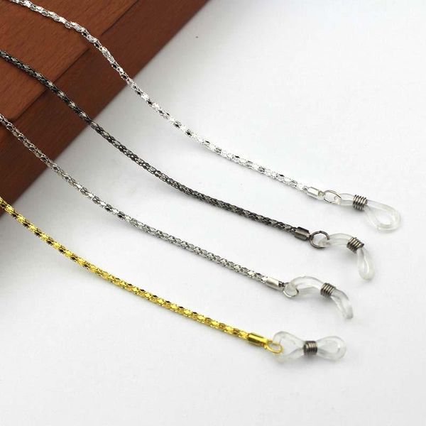 other fashion accessories metal glasses chain hollow rope lanyard anti-skid anti-rope adjustable eye eyeglasses frames, Silver
other fashion accessories metal glasses chain hollow rope lanyard anti-skid anti-rope adjustable eye eyeglasses frames, Silver