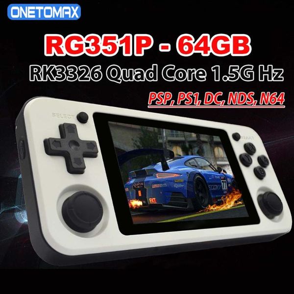 portable game players handheld console rg351p 64gb open system ps1 64bit 2500 games ips screen retro player
portable game players handheld console rg351p 64gb open system ps1 64bit 2500 games ips screen retro player